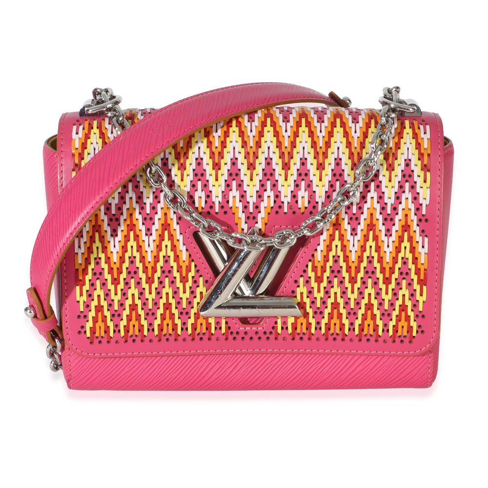 Louis Vuitton Pink Multicolor Stitch Epi Twist MM